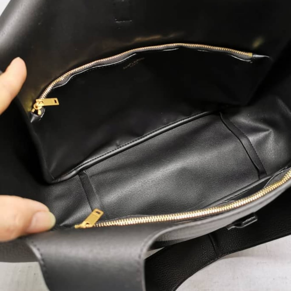 Saint Laurent Le 5 À 7 Bea In Grained Leather Black 50Cm 763435Aaduu1000 - Image 6