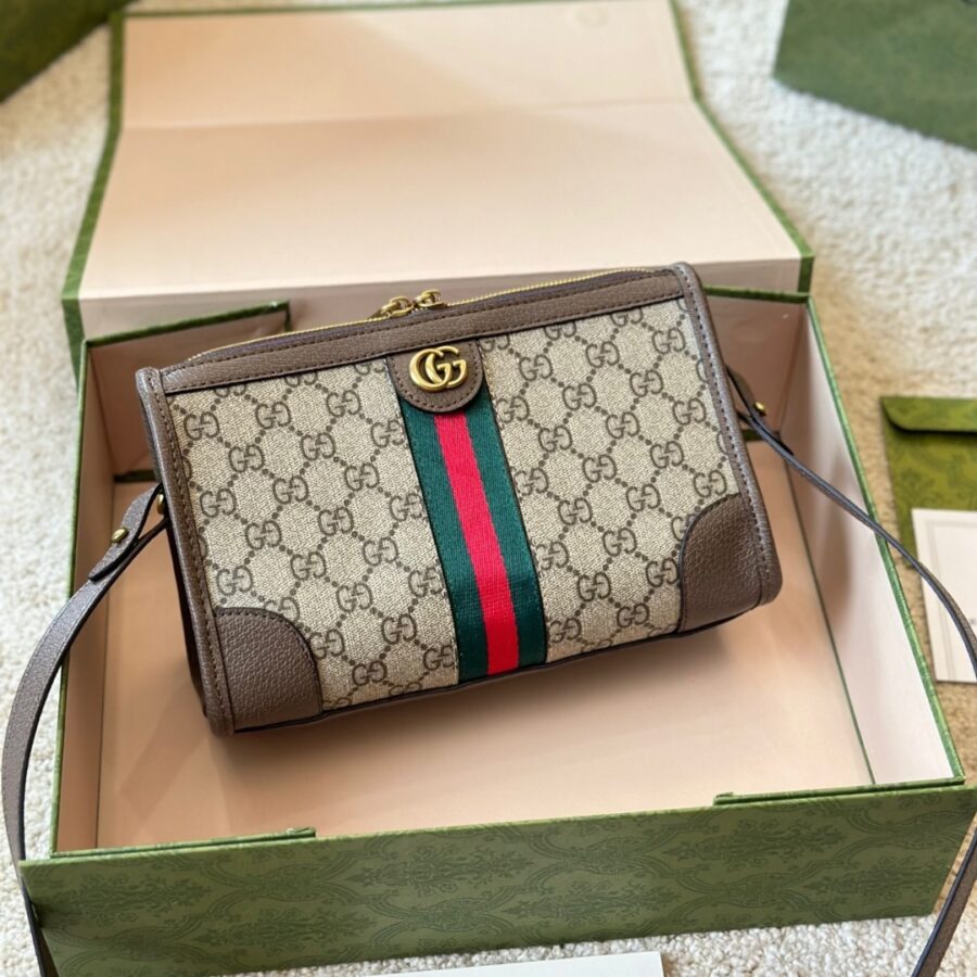 Alternative view of Gucci Ophidia Gg Messenger Bag Beige Ebony 25Cm 752581 96Iwt 8745