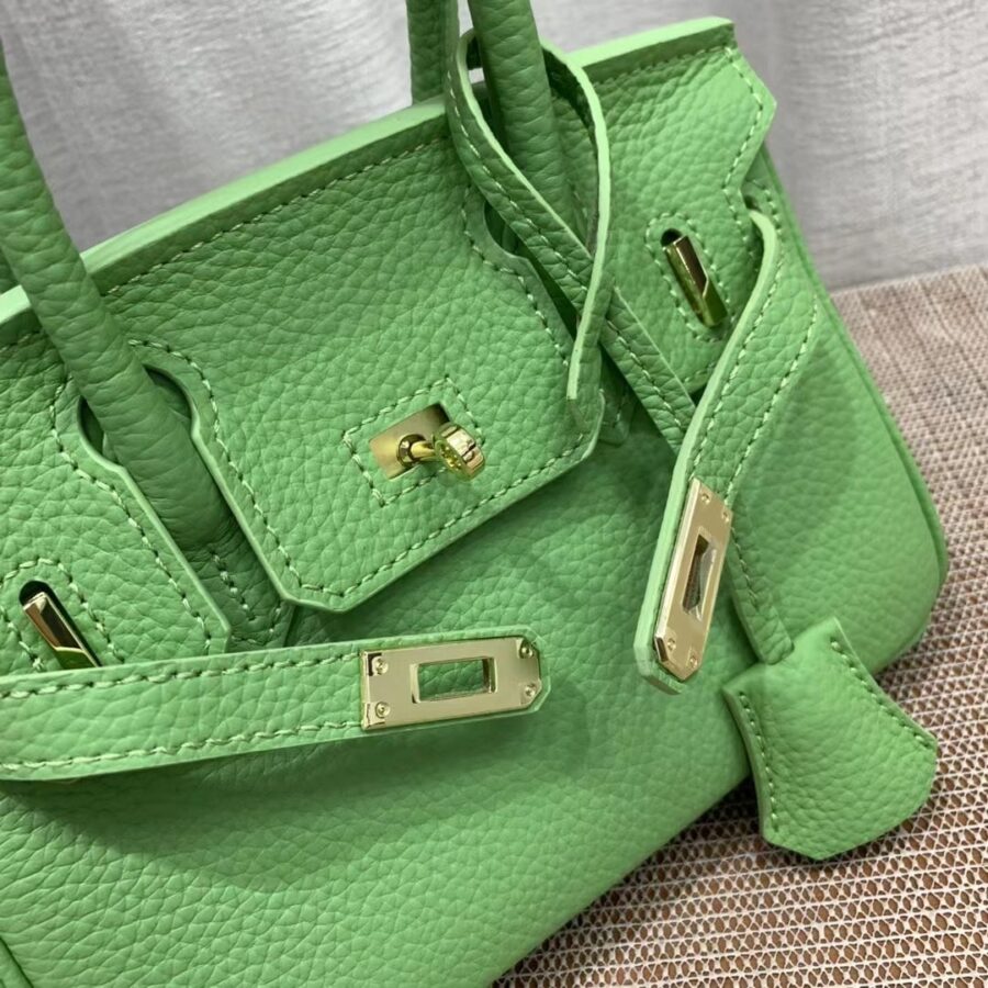 Alternative view of Hermès Birkin B25 Togo Grenat Ghw Green 20Cm