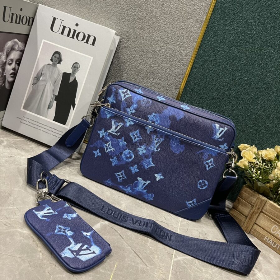 Alternative view of Louis Vuitton Lv Trio Messenger Bag Ink Watercolor 25Cm M57840