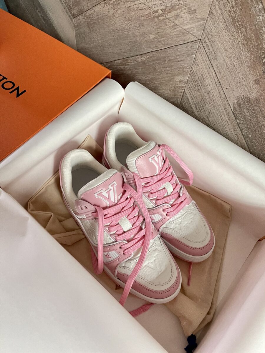 Alternative view of Louis Vuitton Lv Trainer Sneaker Pink Rose 1Aboek