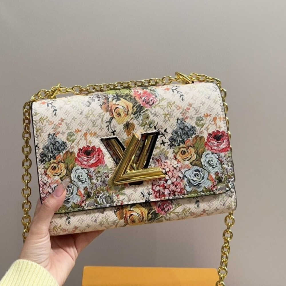 Louis Vuitton Twist MM Epi Floral Beige 23Cm - Image 2