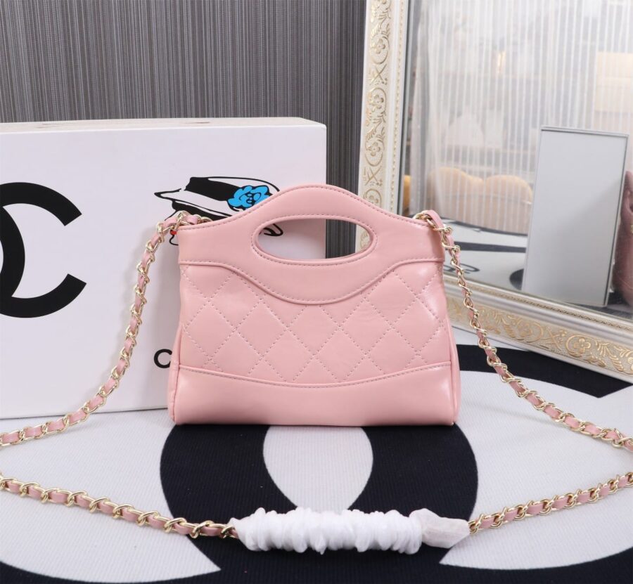 Alternative view of Chanel Shopping Bag Shiny Pink 19Cm As4854 B16220 Nw784