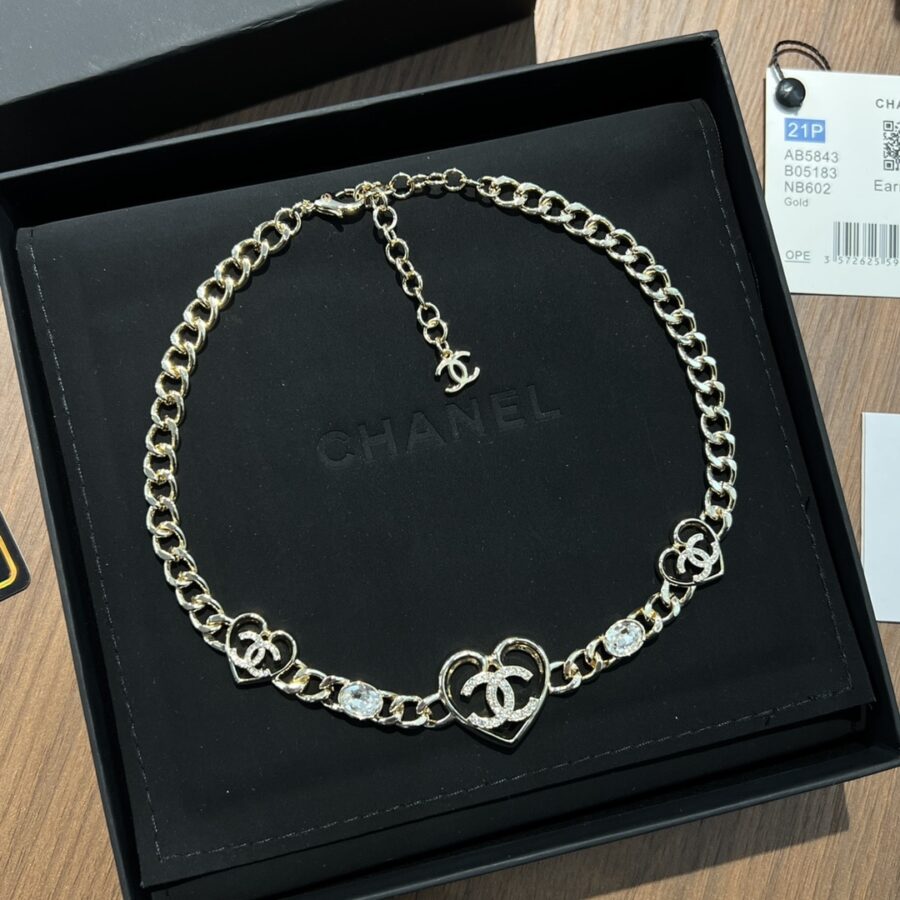 Alternative view of Chanel Heart Cc Necklace