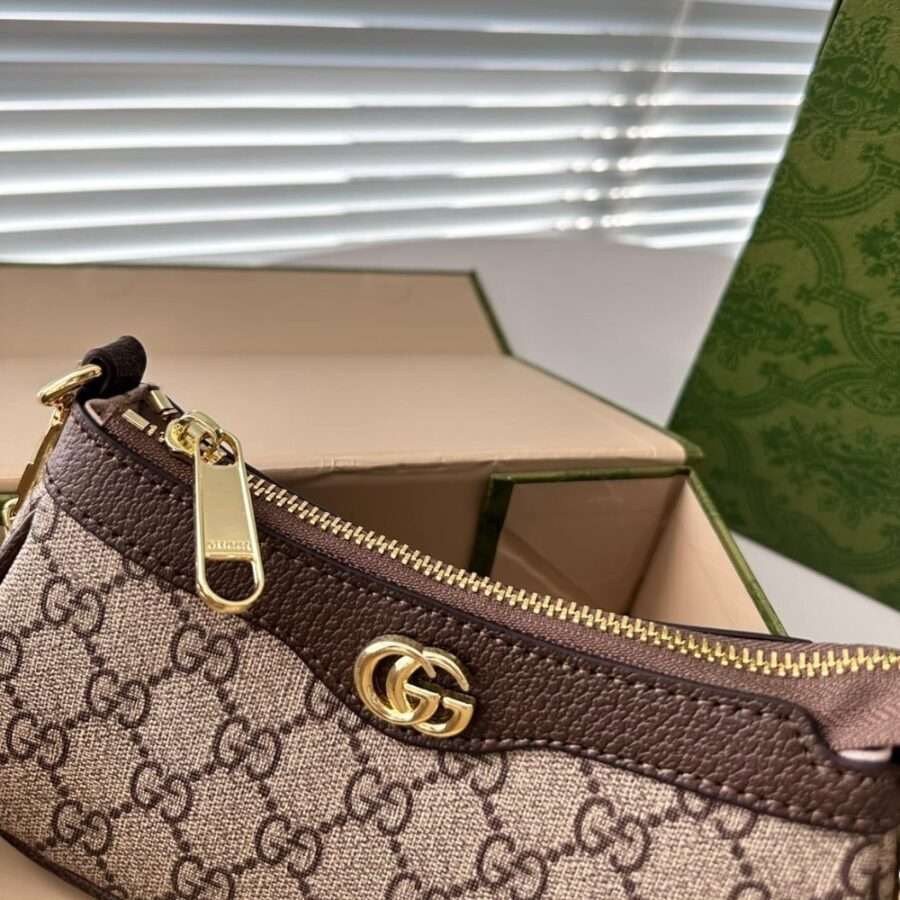 Alternative view of Gucci Ophidia Mini Bag Gg Supreme Beige And Ebony 20Cm 764960 K9Gsg 8367
