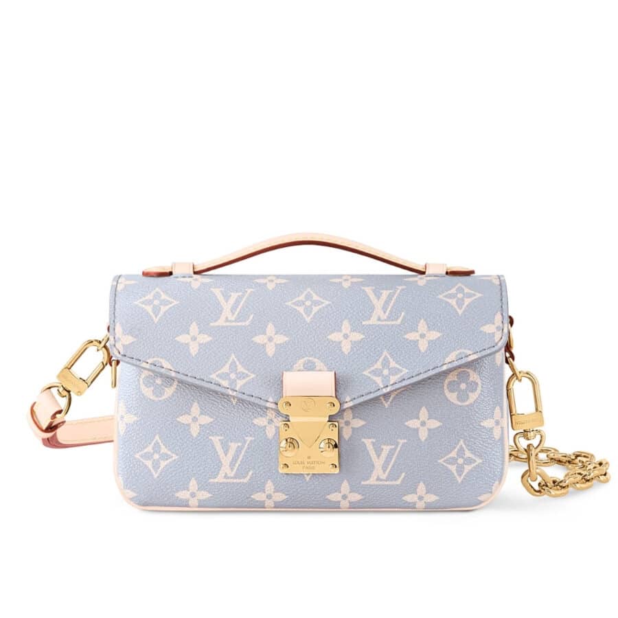 Louis Vuitton Pochette Métis East West Coated Canvas Trianon 21Cm M12429