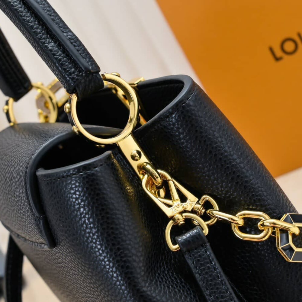 Louis Vuitton Capucines BB Black 27Cm - Image 7
