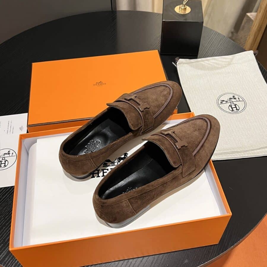 Alternative view of Hermes Paris Loafer Brown H242899Zabc390