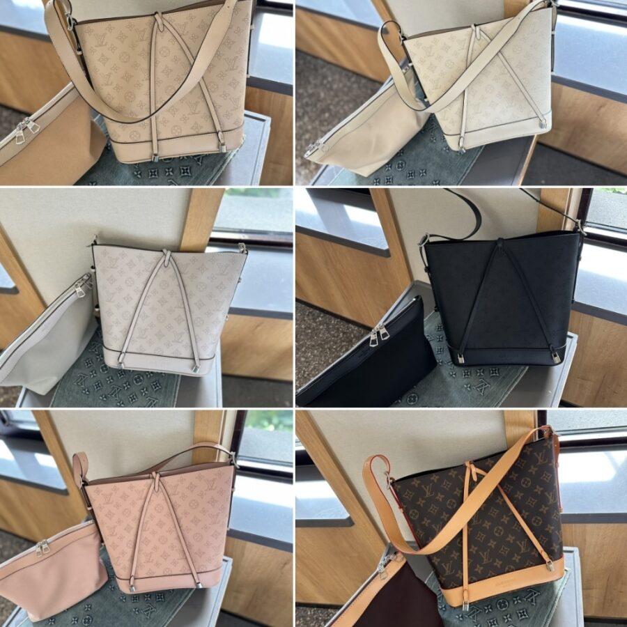 Alternative view of Louis Vuitton Flore Perforated Mahina Beige 22Cm