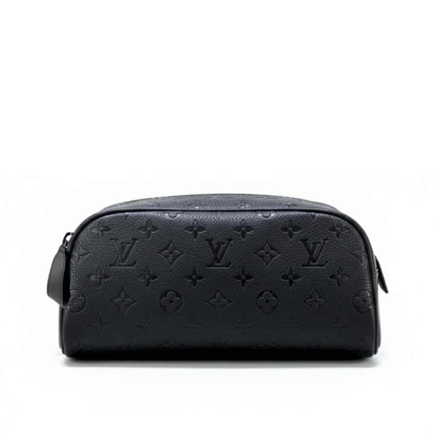 Louis Vuitton Dopp Kit Monogram Black 27Cm M59478
