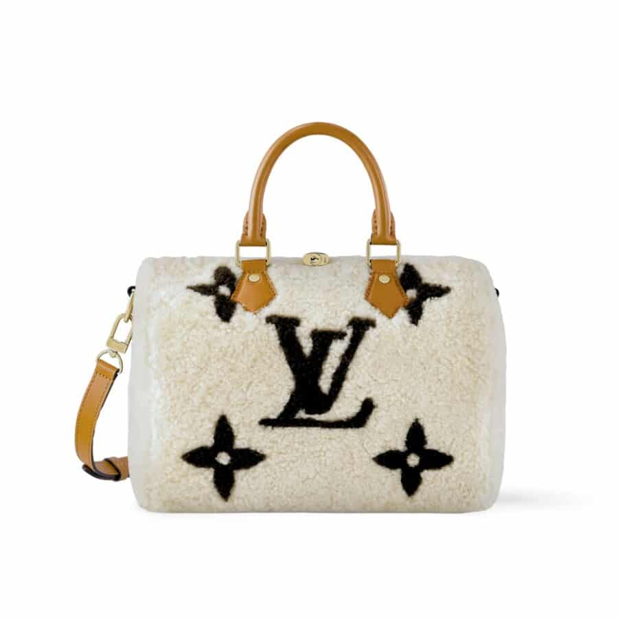 Louis Vuitton Lv Ski Speedy Bandoulière 25 White 25Cm M23468