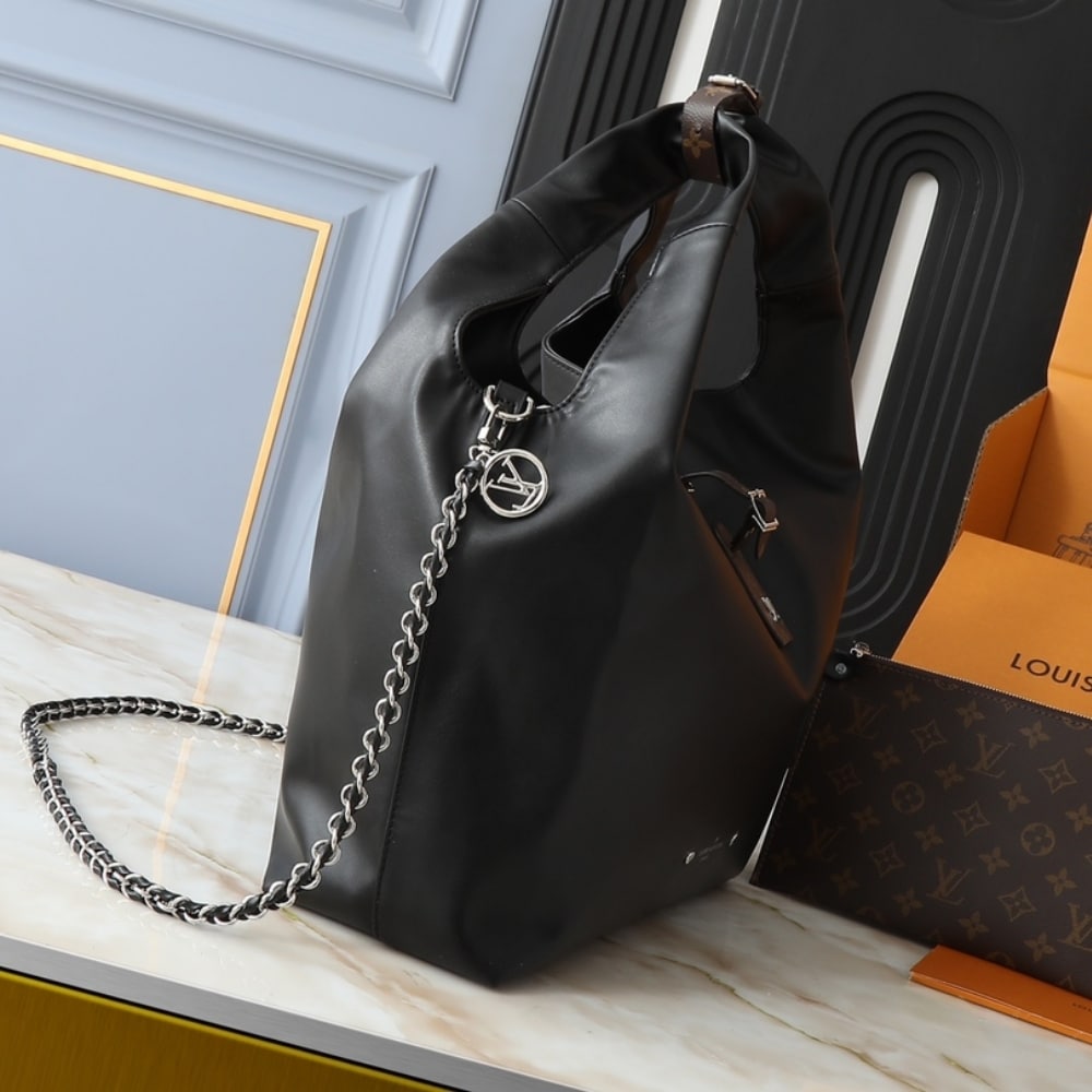 Louis Vuitton Atlantis Vibe MM Black 41Cm M11266 - Image 10