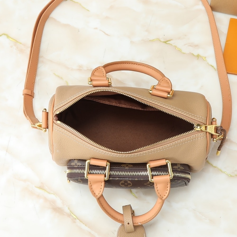 Louis Vuitton Keepall Bandoulière 25 Bag Beige 25Cm M12627 - Image 4
