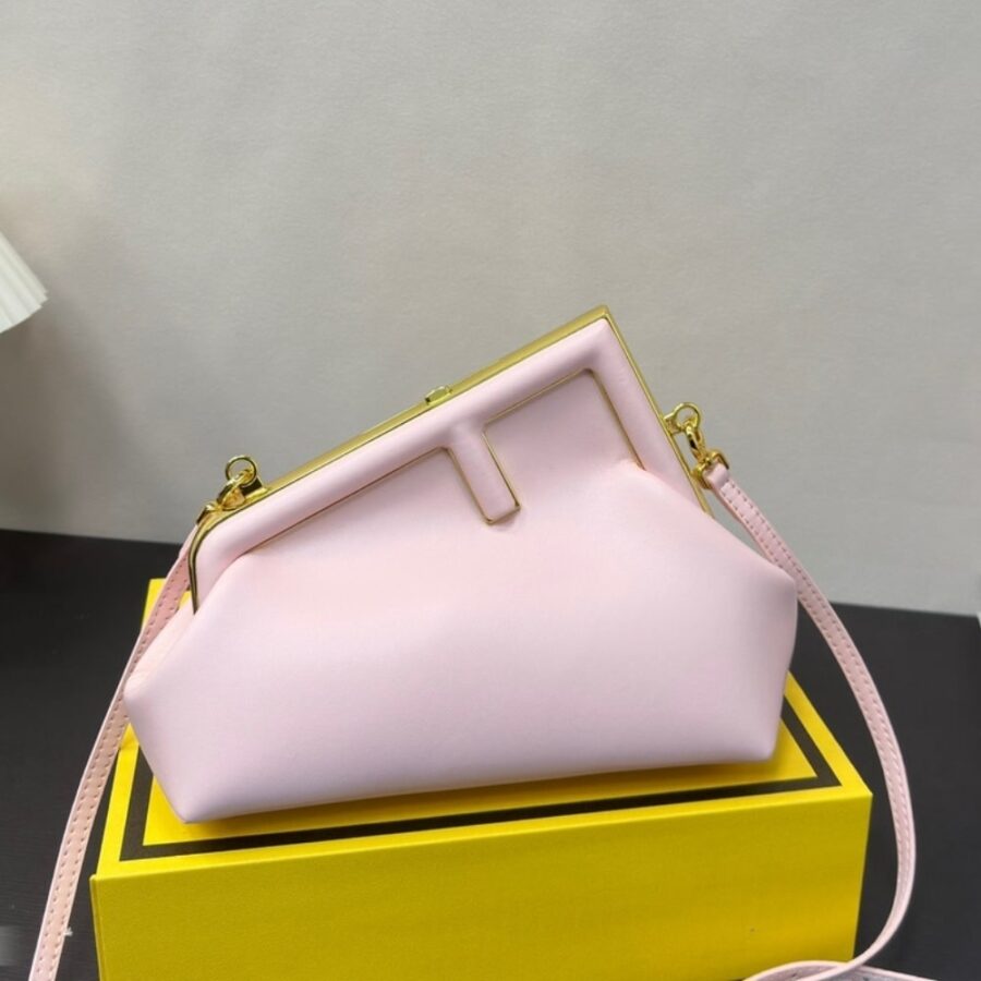 Alternative view of Fendi First Small Nappa Leather Bag Pink 23Cm 8Bp129Abvef1Ba9