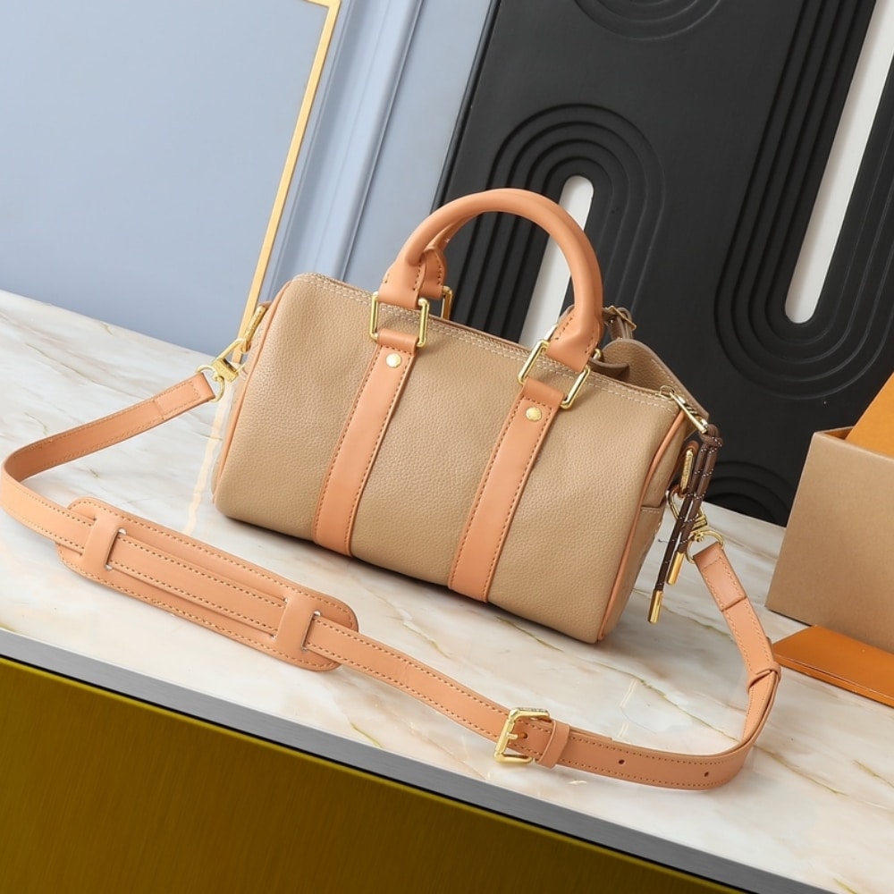 Louis Vuitton Keepall Bandoulière 25 Bag Beige 25Cm M12627 - Image 6