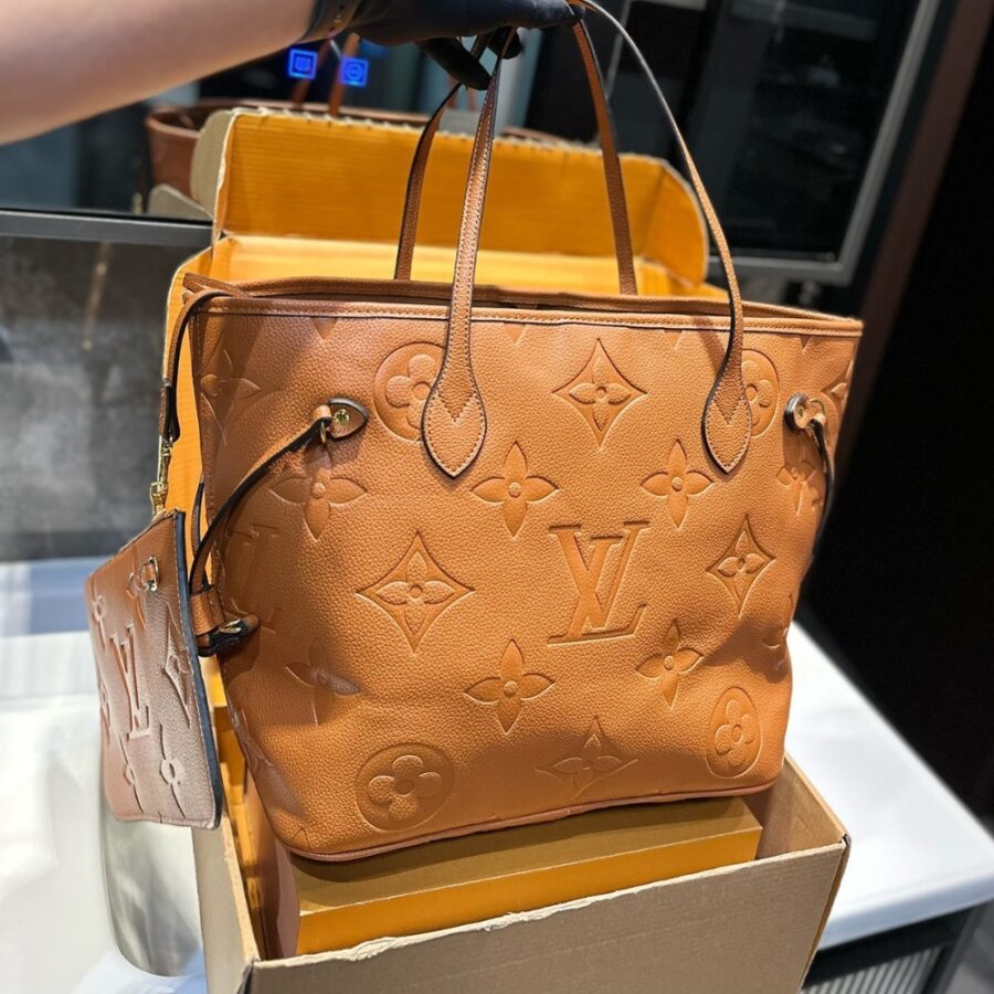 Alternative view of Louis Vuitton Neverfull MM Monogram Empreinte Bag Color 32Cm