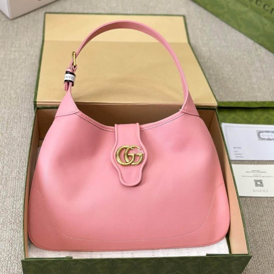 Alternative view of Gucci Aphrodite Medium Shoulder Bag Pink ‎39Cm 726274 Aaa9F 5815