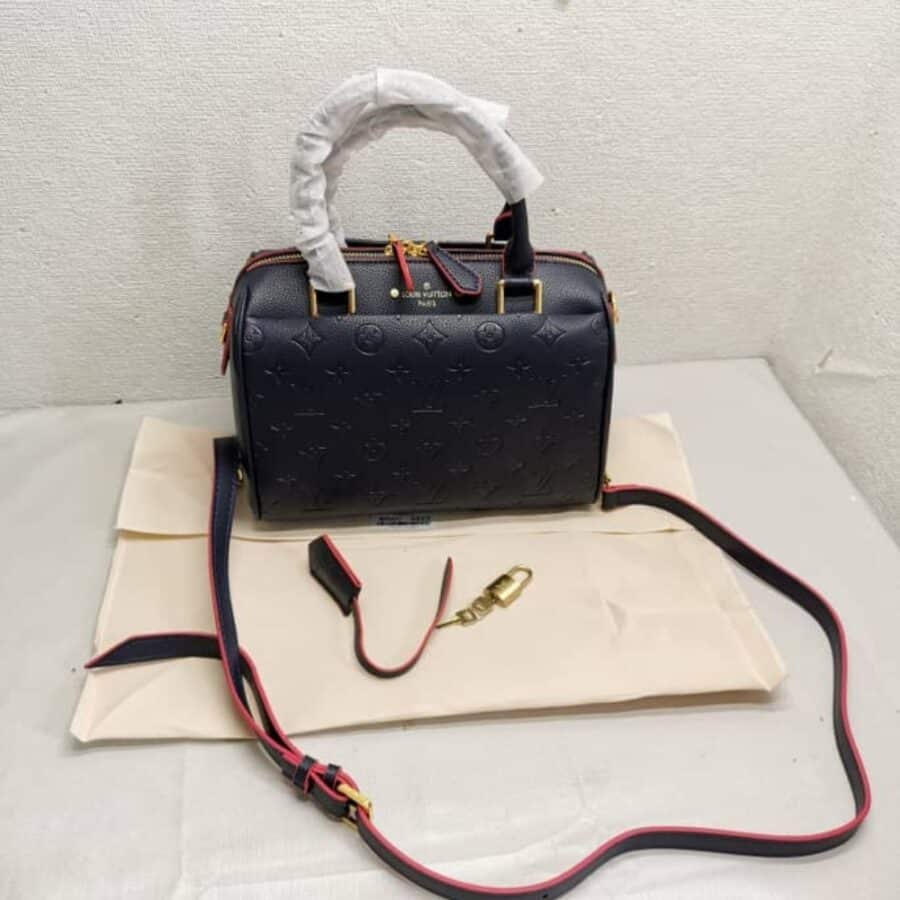 Alternative view of Louis Vuitton Speedy Bandoulière 25 In Monogram Empreinte Navy 25Cm M43501