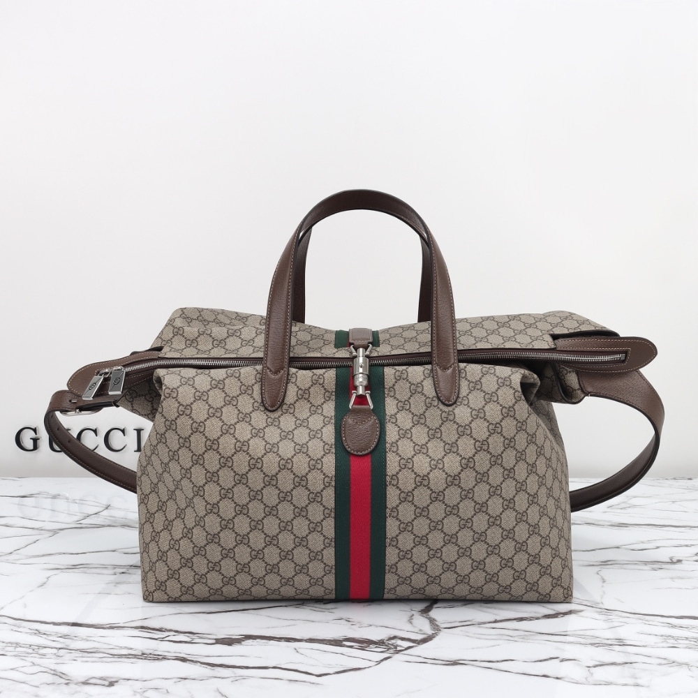 Gucci Jackie 1961 Shoulder Bag Beige Ebony 45Cm - Image 3