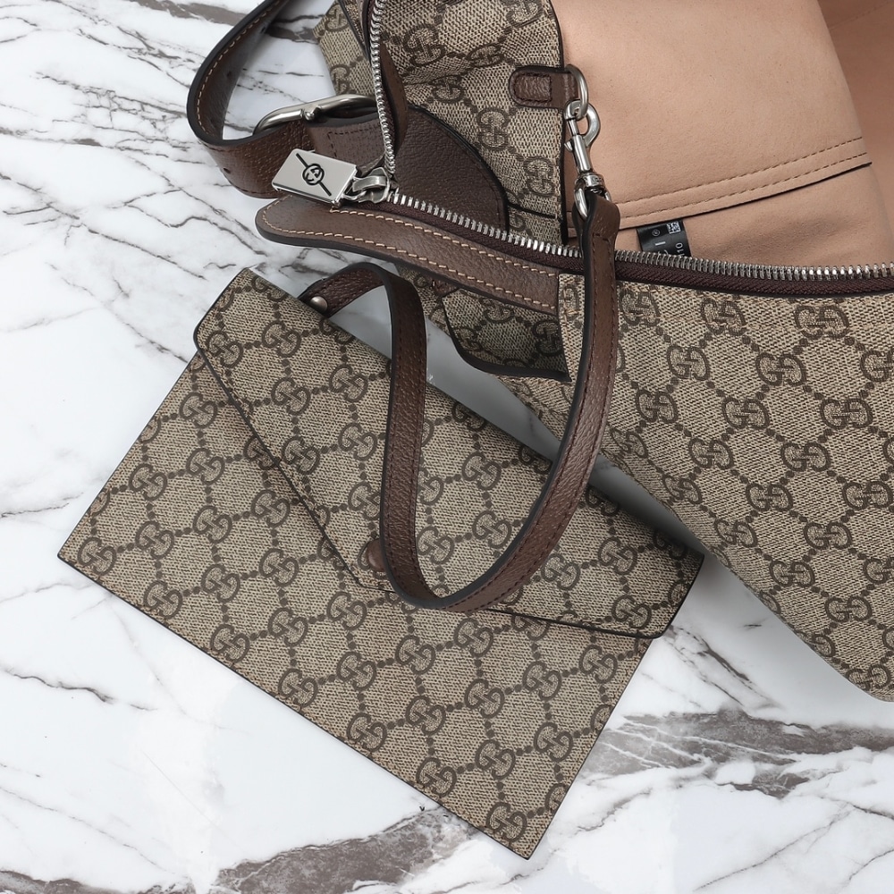 Gucci Jackie 1961 Shoulder Bag Beige Ebony 45Cm - Image 6