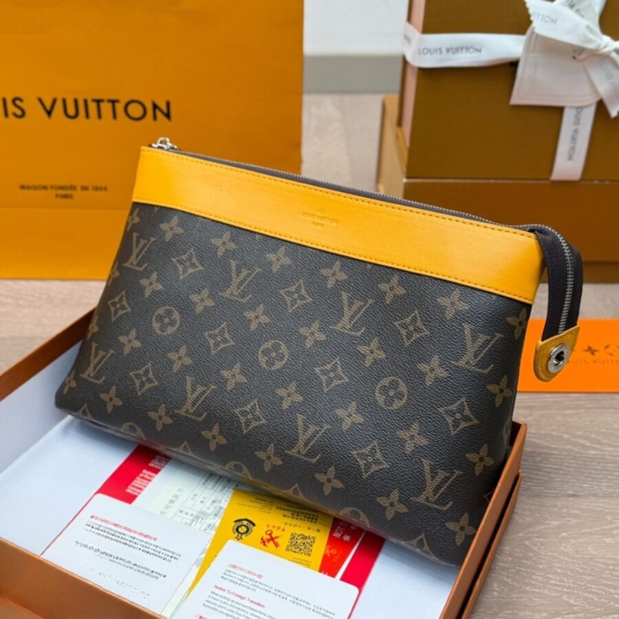 Alternative view of Louis Vuitton Pochette Voyage Souple Bag Yellow 29Cm M13198