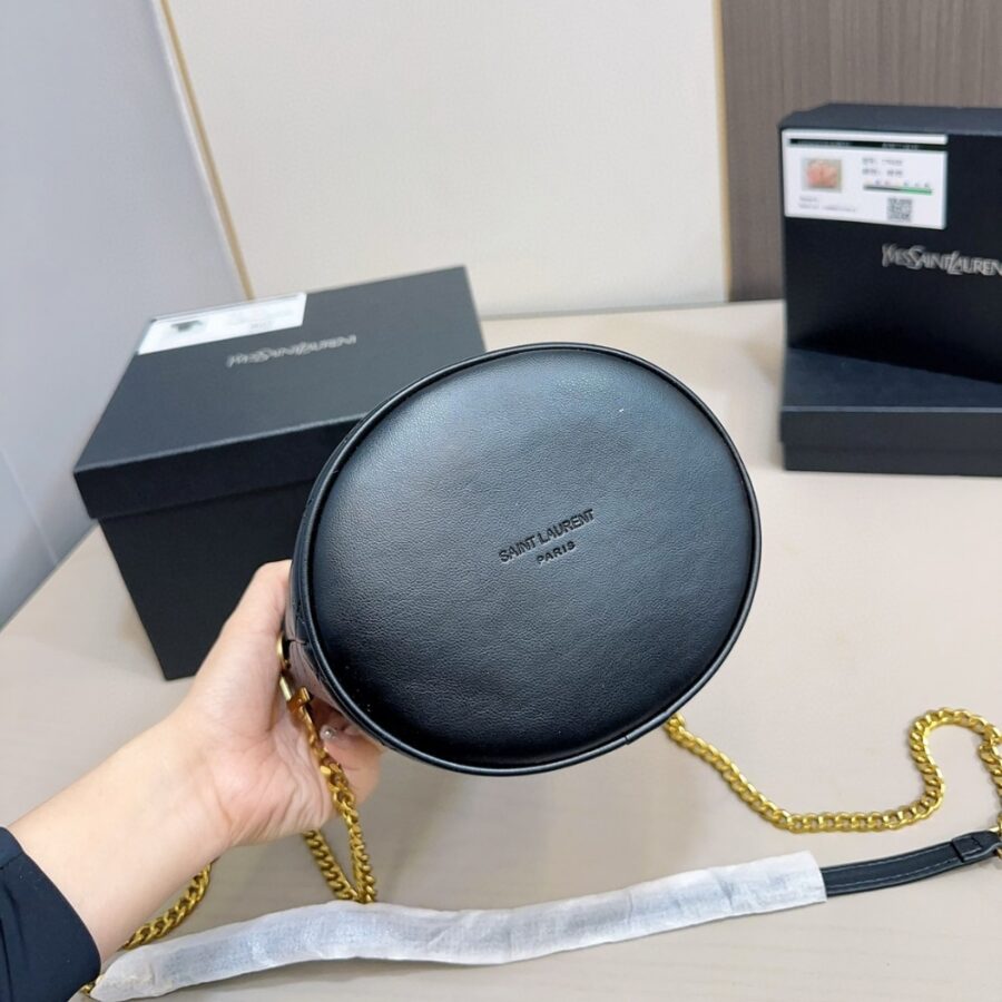 Alternative view of Saint Laurent Gaby Bucket Bag In Black 18Cm 7639611El071000