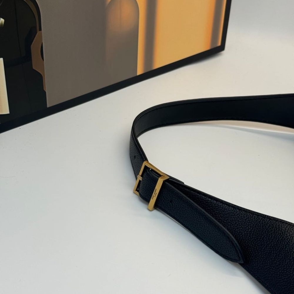 Saint Laurent Le 5 À 7 Supple Large In Grained Leather Black 31Cm 753837Aaauq1000 - Image 9