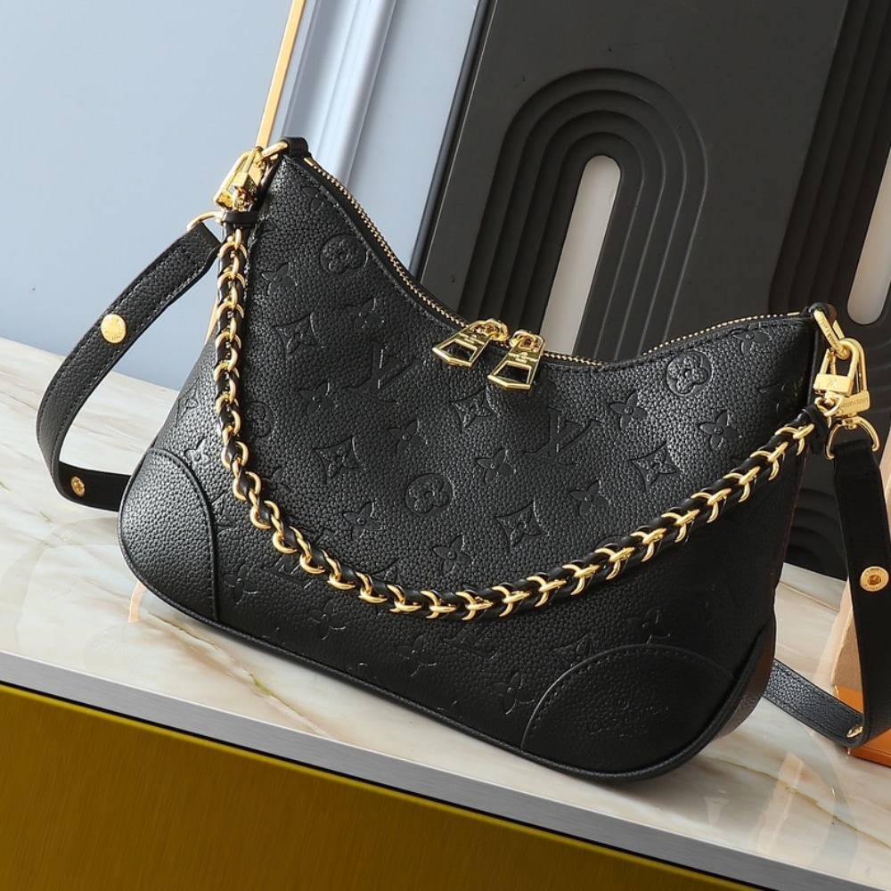 Louis Vuitton Boulogne Monogram Empreinte Leather Black 29Cm M12930 - Image 2