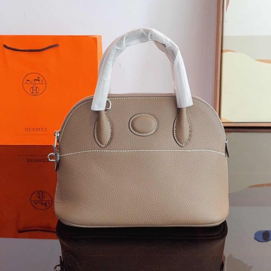 Alternative view of Hermes Bolide Taurillon Clemence Etoupe 27Cm