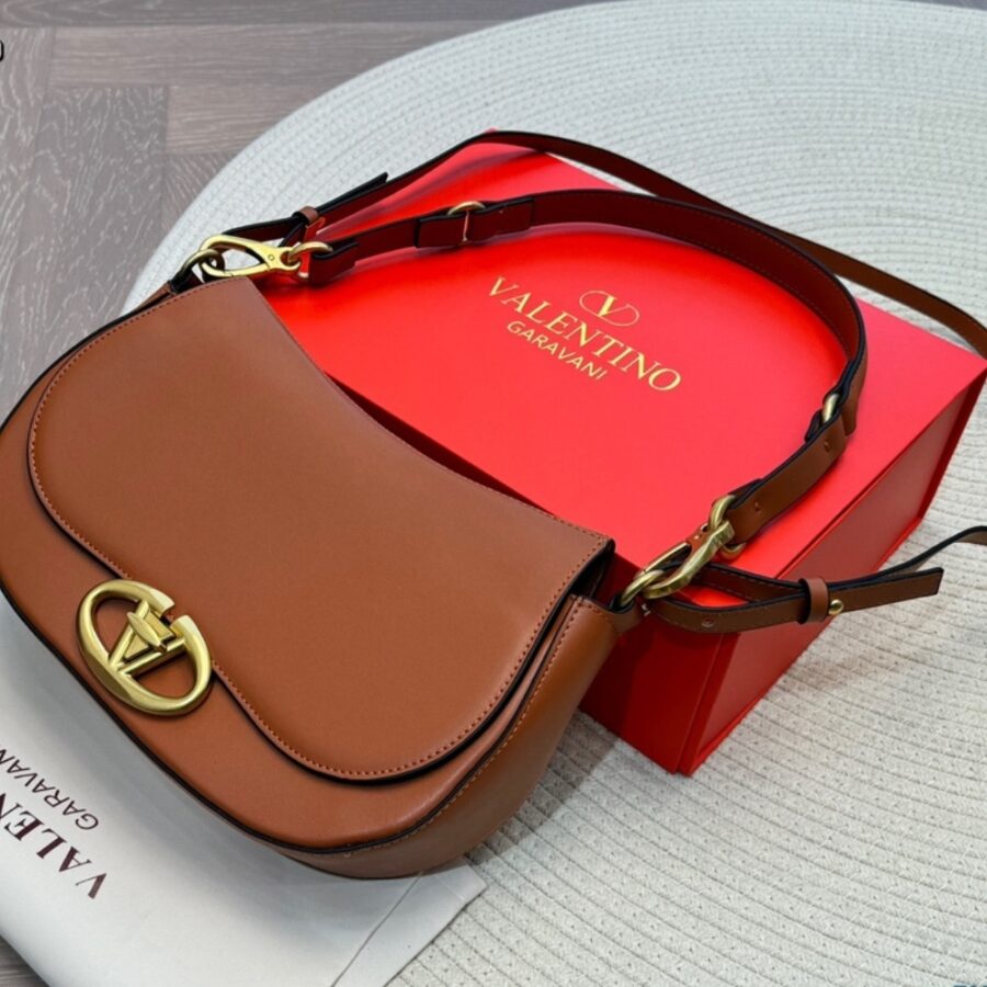 Alternative view of Valentino Garavani Ohval Shoulder Bag Almond 28Cm 5W2B0N88Cvc Kel