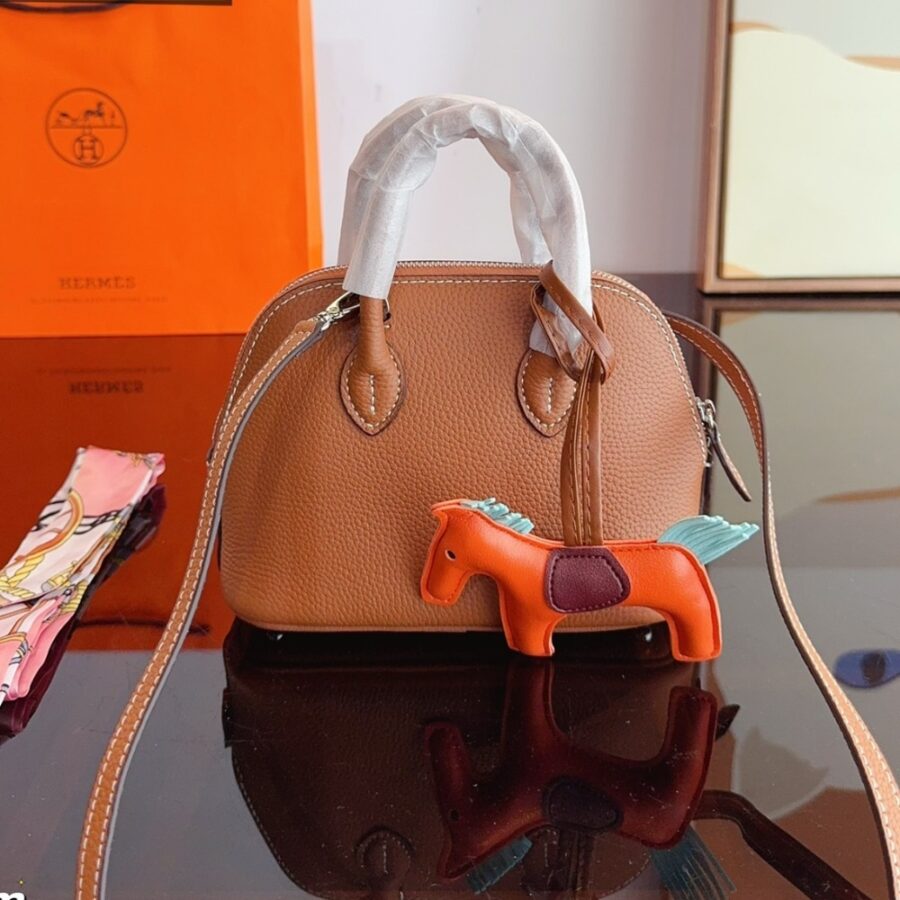 Alternative view of Hermes Bolide 1923 Mini Bag Leather Brown 18Cm H075180CK37