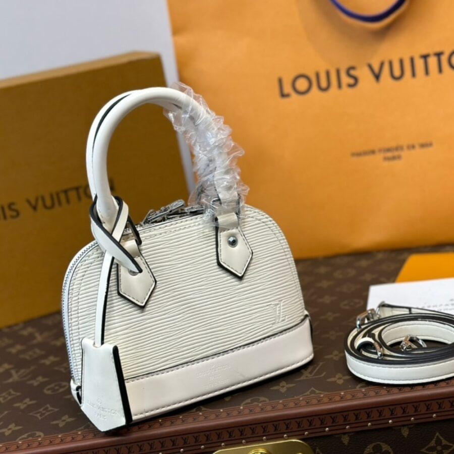 Alternative view of Louis Vuitton Nano Alma Bag White Quartz 18Cm M82411
