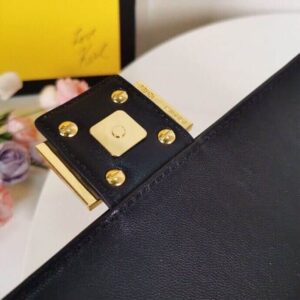 Alternative view of Fendi Baguette Leather Black Nappa Bag 27Cm