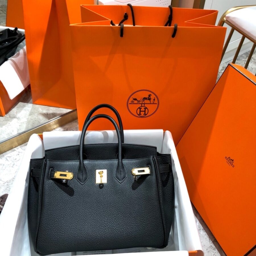 Alternative view of Hermès Birkin B25 Togo Black 25Cm
