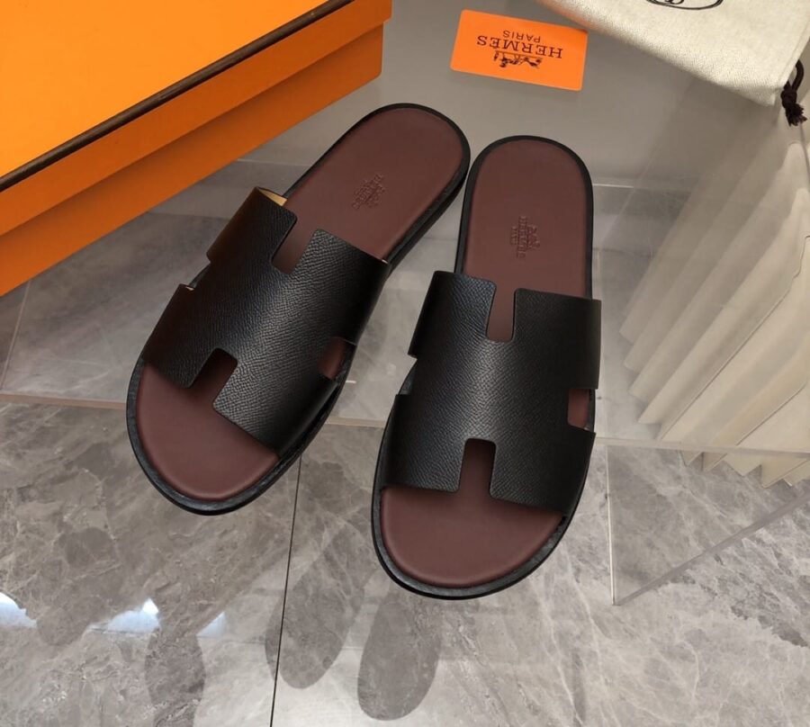 Alternative view of Hermes Izmir Sandal Black And Brown