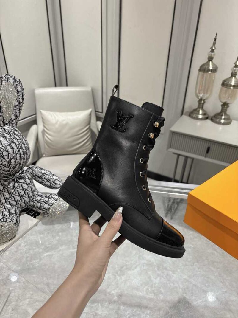 Alternative view of Louis Vuitton Citizen Flat Ranger Boot Leather Black
