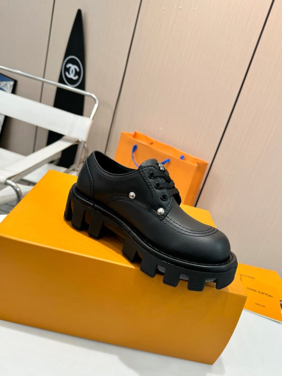 Alternative view of Louis Vuitton Lv Checker Derby Black 1Acn3J