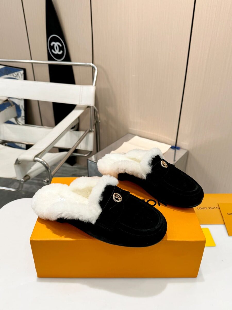 Alternative view of Louis Vuitton Soho Open Back Loafer Black 1Adc8Y
