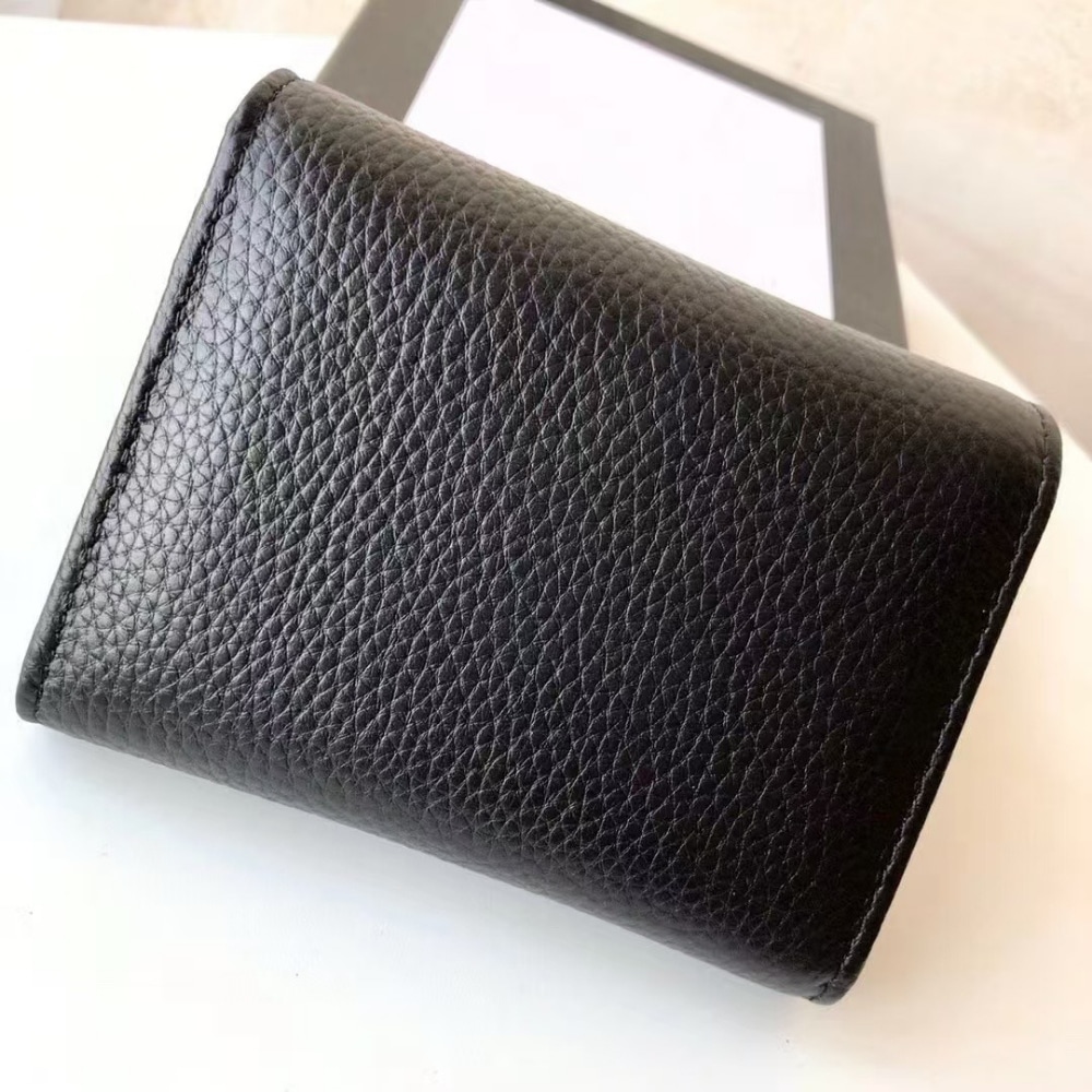 Gucci Gg Marmont Key Wallet Black 10cm 456118 Cao0g 1000 - Image 4