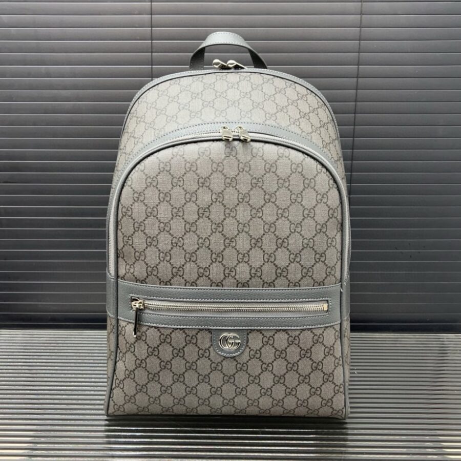 Alternative view of Gucci Ophidia Medium Backpack Grey 43cm 821938 Faefh 8793