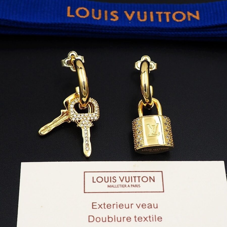 Alternative view of Louis Vuitton Lv Padlock Earrings M01583