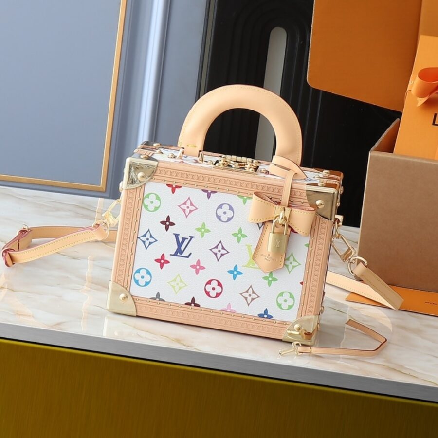 Alternative view of Louis Vuitton X Murakami Petite Valise Monogram Canvas White 22cm M13125