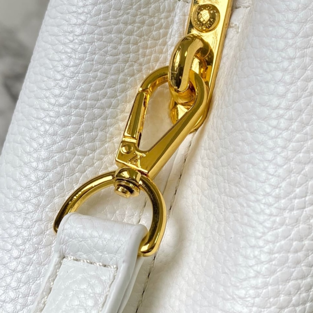 Louis Vuitton Capucines Mini Bag Snow White 21Cm M21416 - Image 7