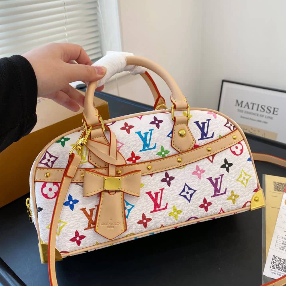 Louis Vuitton Lv X Tm Handbag East West Mullticolored 28cm M13084 - Image 4