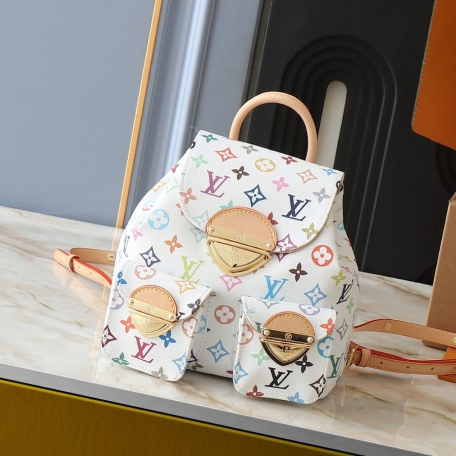 Alternative view of Louis Vuitton X Takashi Murakami Venice Backpack 26cm M13081