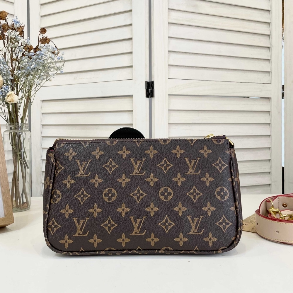 Louis Vuitton X Takashi Murakami Pochette Monogram Brown 28cm M13440 - Image 6