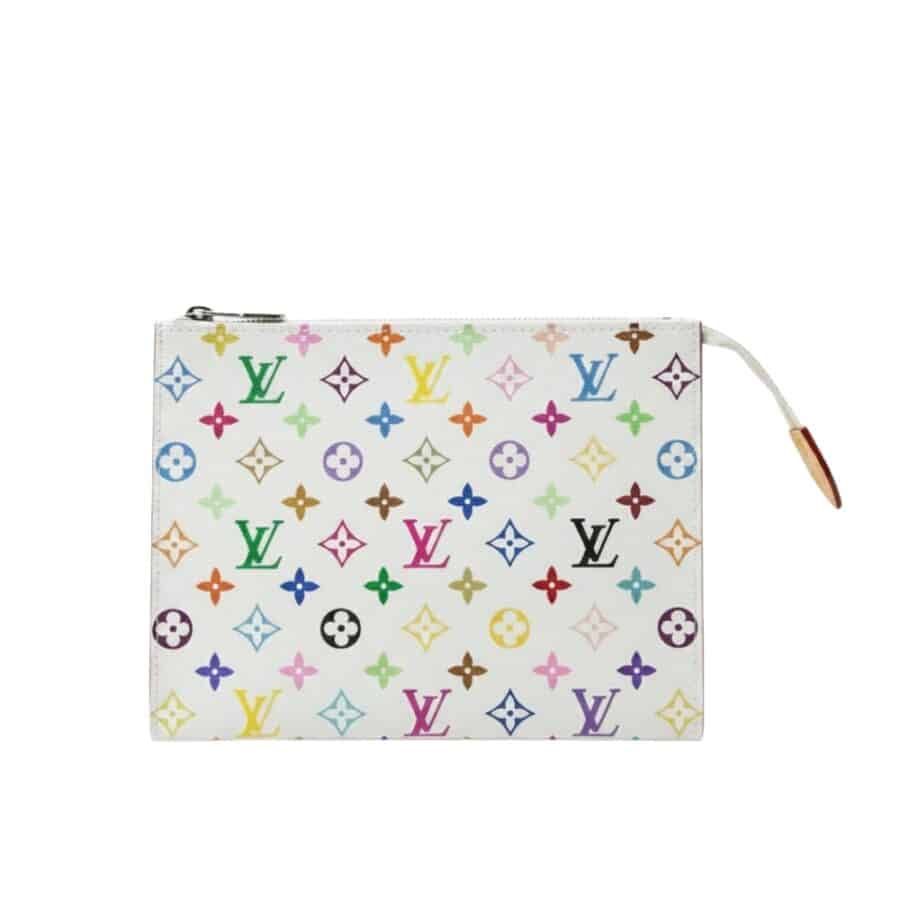 Louis Vuitton X Murakami Toiletry Pouch Monogram White 25Cm