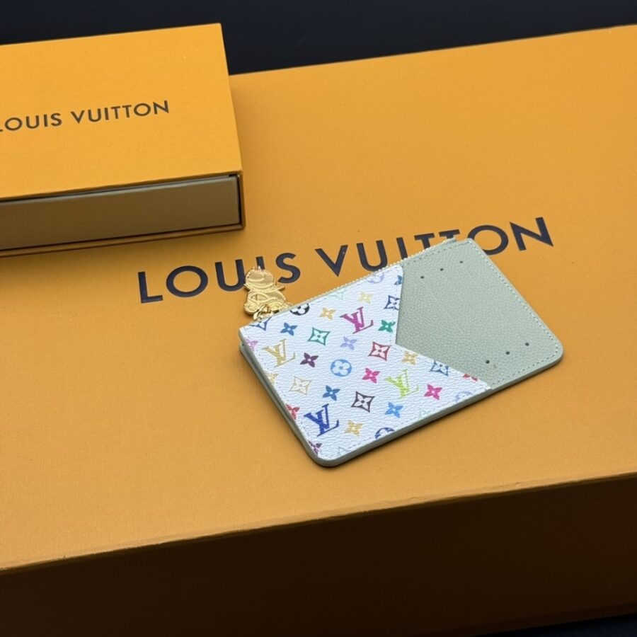 Alternative view of Louis Vuitton X Murakami Romy Card Holder Green Tea 12cm M13800