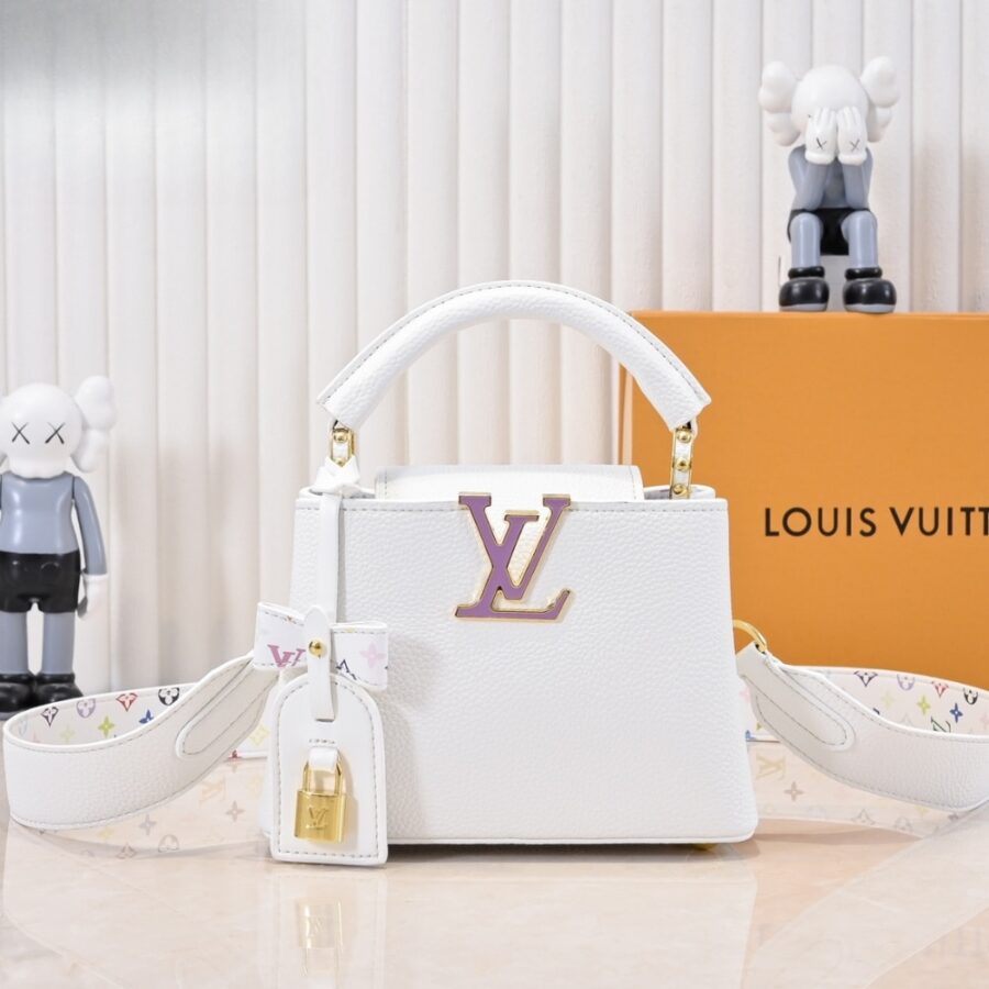 Alternative view of Louis Vuitton X Takashi Murakami Capucines Mini White 21Cm M13253
