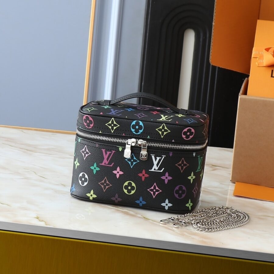 Alternative view of Louis Vuitton X Takashi Murakami Nice Mini Black 20Cm M13747